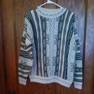 Purely Australian Clothing Co Pure New Wool Woolmark 3D Knitted Sweater size S